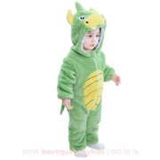 Macacão Bebê Inverno Fantasia Dinossauro - Boutique Baby Kids