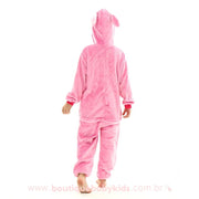 Pijama Infantil Fantasia Kigurumi Stitch Angel Rosa - Frete Grátis - Boutique Baby Kids