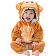 Macacão Bebê Inverno Fantasia Bichinho Macaco - Boutique Baby Kids