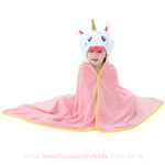 Toalha Infantil Divertida Unicórnio Rosa - Frete Grátis - Boutique Baby Kids