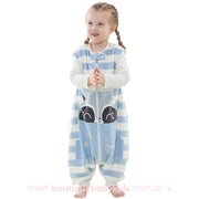 Saco de Dormir Infantil Guaxinim Azul - 1 a 6 Anos - Frete Grátis - Boutique Baby Kids