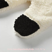 Saco de Dormir Bebê Fleece Inverno Ursinho Panda - Boutique Baby Kids