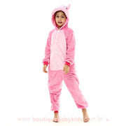 Pijama Infantil Fantasia Kigurumi Stitch Angel Rosa - Frete Grátis - Boutique Baby Kids