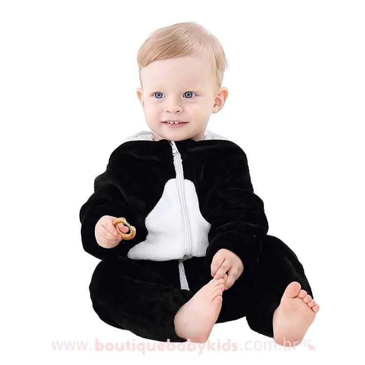 Macacão Bebê Inverno Fantasia Pinguim - Boutique Baby Kids