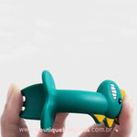 Kit Talheres em Silicone Dinossauro Verde - Boutique Baby Kids