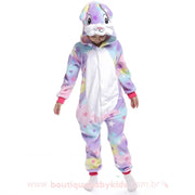 Pijama Infantil Kigurumi Fantasia Coelhinha Lilás Estrelado - Boutique Baby Kids