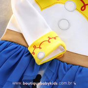 Body Bebê Fantasia Jessie Toy Story com Faixa - Boutique Baby Kids
