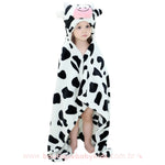 Toalha Infantil Divertida Vaquinha - 0 a 4 Anos - Frete Grátis - Boutique Baby Kids