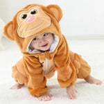 Macacão Bebê Inverno Fantasia Bichinho Macaco - Boutique Baby Kids
