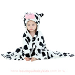 Toalha Infantil Divertida Vaquinha - 0 a 4 Anos - Frete Grátis - Boutique Baby Kids