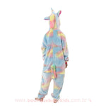 Pijama Macacão Infantil Kigurumi Fantasia Unicórnio Brilha no Escuro - Boutique Baby Kids
