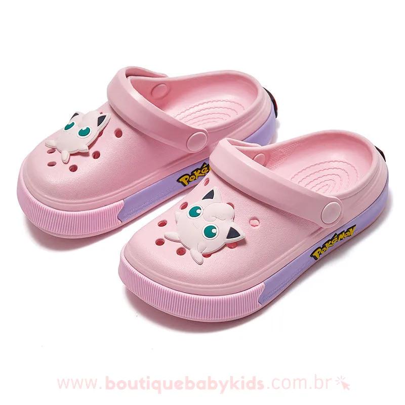 Sandália Infantil Crocs Pokémon Jigglypuff Rosa - Boutique Baby Kids