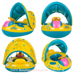 Boia Infantil Inflável com Proteção Solar Removível - Boutique Baby Kids
