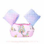Boia Colete Salva-Vidas Infantil Sereia - Boutique Baby Kids