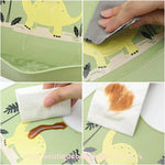 Babador de Silicone Dinossauro com Cata Migalhas - Boutique Baby Kids