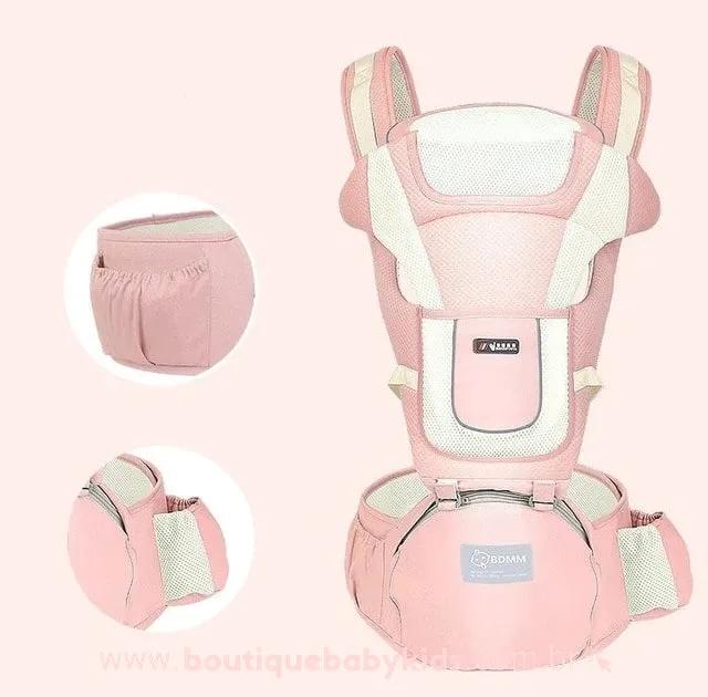 Canguru Ergonômico com Assento Hipseat - Boutique Baby Kids