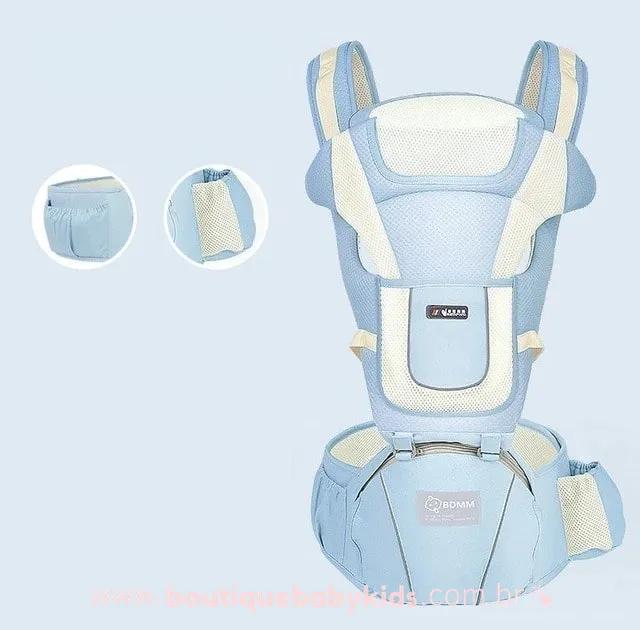 Canguru Ergonômico com Assento Hipseat - Boutique Baby Kids