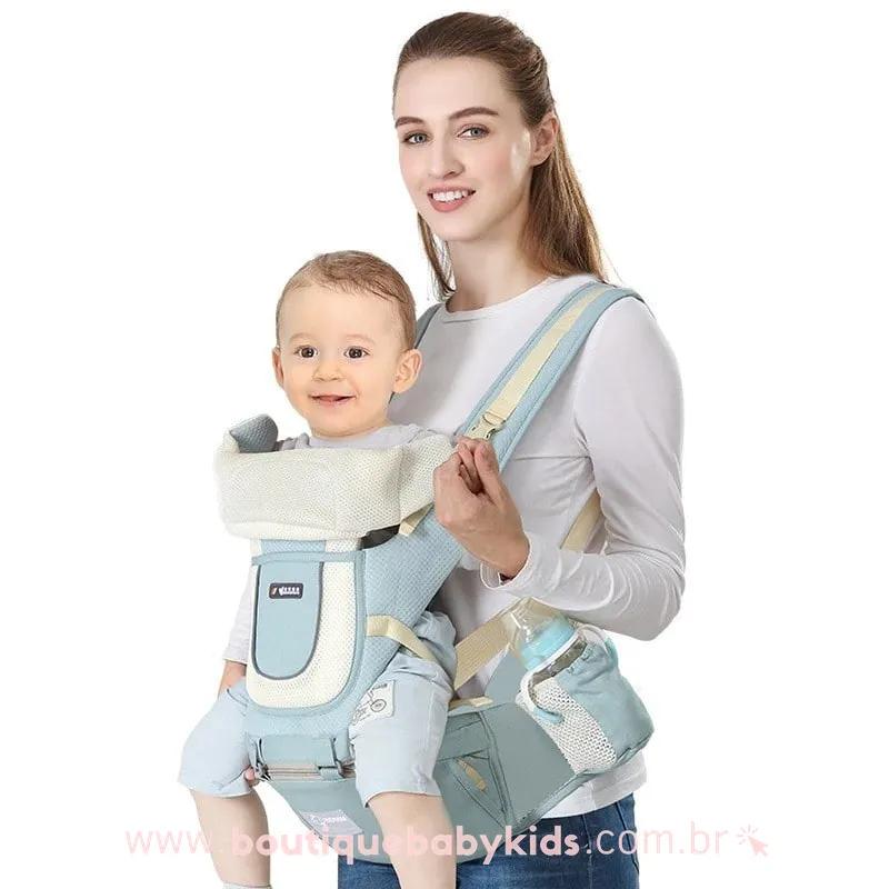 Canguru Ergonômico com Assento Hipseat - Boutique Baby Kids