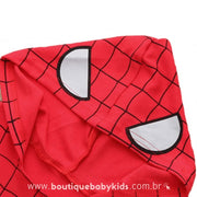 Macacão Bebê Fantasia Herói Homem Aranha - Boutique Baby Kids