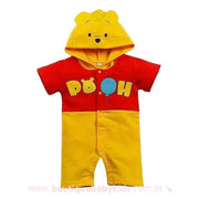 Macacão Bebê Fantasia Ursinho Pooh - Boutique Baby Kids