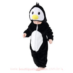 Macacão Bebê Inverno Fantasia Pinguim - Boutique Baby Kids
