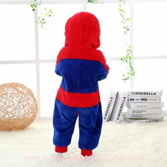 Macacão Bebê Inverno Homem Aranha - Boutique Baby Kids