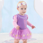 Body Bebê Fantasia Princesa Rapunzel com Faixa - Boutique Baby Kids