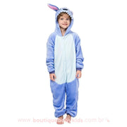 Pijama Infantil Fantasia Stitch Azul