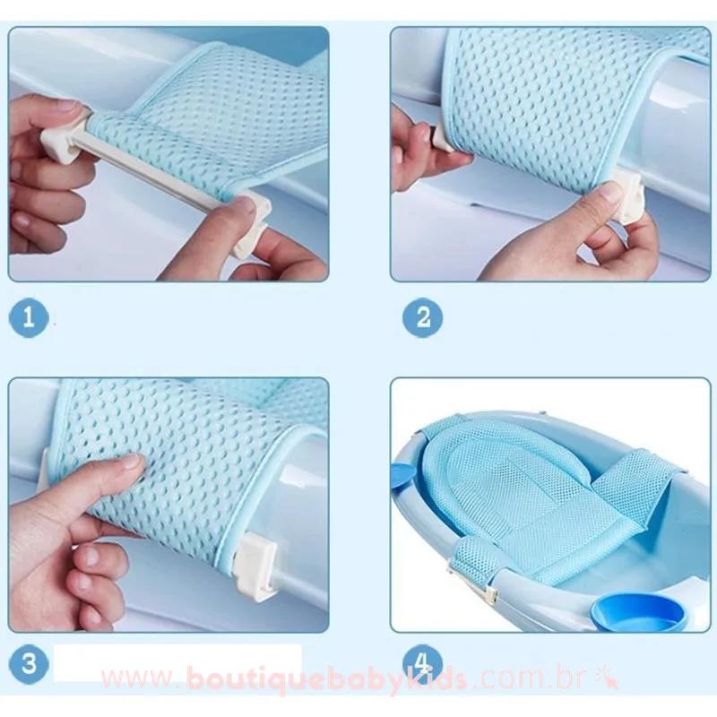 Suporte para Banho Bebê Recém-nascido - Boutique Baby Kids